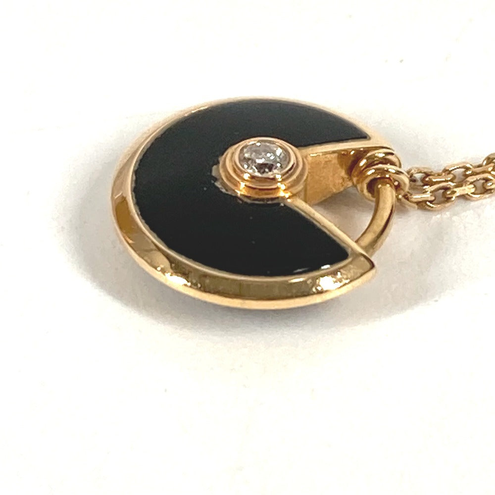 CARTIER Amulet de Cartier 1 Diamond XS Chain Necklace, 18K Gold, Au750, Women's