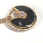 CARTIER Amulet de Cartier 1 Diamond XS Chain Necklace, 18K Gold, Au750, Women's