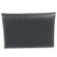 HERMES Calvi Duo Bifold Wallet with Card Case, Coin Purse, Business Card Holder, Pass Case, Coin Case, Epson, Unisex, Black
