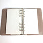 CHANEL New Travel Line Logo Planner, Stationery, Nylon Canvas Cover, Unisex, Beige