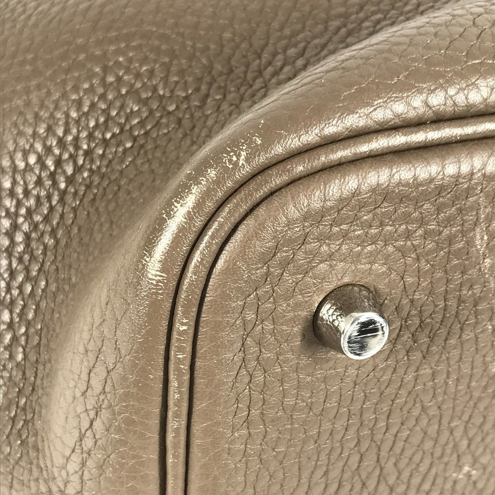 HERMES ピコタンロック MM 22 ピコタンロックMM ハンドバック カバン ハンドバッグ トリヨンクレマンス レディース エトゥープ グレー