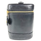 CHANEL CC Coco Mark Logo Picolore Vanity Bag Pouch Box Handbag Leather Women's Black