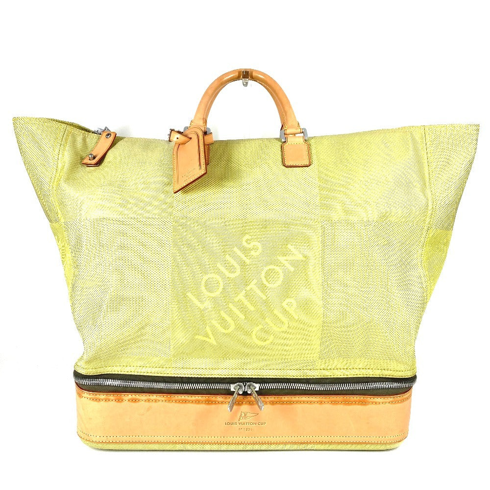 LOUIS VUITTON M80631 LV CUP Damier Geant Southern Cross Travel Bag, Boston Bag, Damier Geant Canvas, Unisex, Yellow