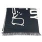 Dior 28Z0006A0663 カクタスジャック フリンジ Dior x Cactus Jack Blanket インテリア ひざかけ 毛布 バイカラー ブランケット ウール ユニセックス ホワイト