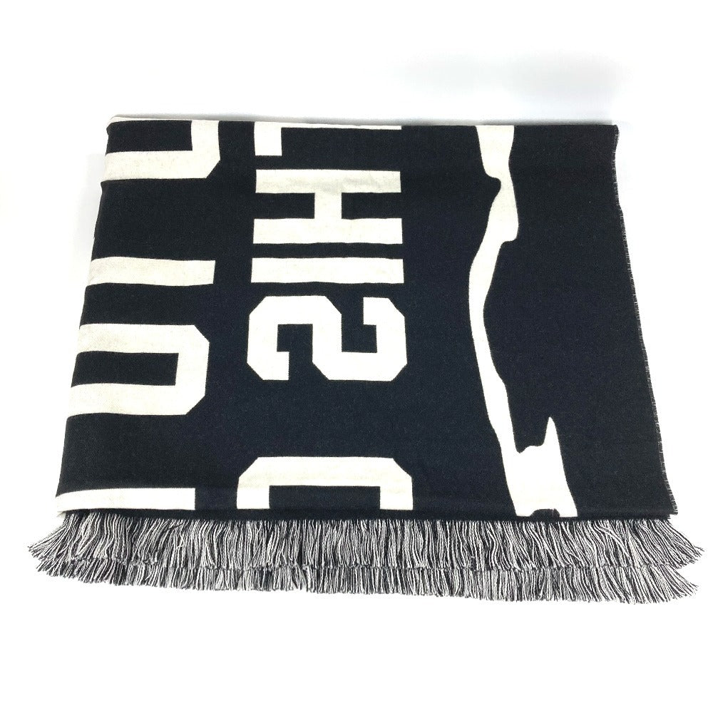 Dior 28Z0006A0663 カクタスジャック フリンジ Dior x Cactus Jack Blanket インテリア ひざかけ 毛布 バイカラー ブランケット ウール ユニセックス ホワイト