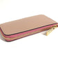 JIMMY CHOO logo card case, business card holder, pass case, fragment case, wallet, coin purse, leather, unisex, pink
