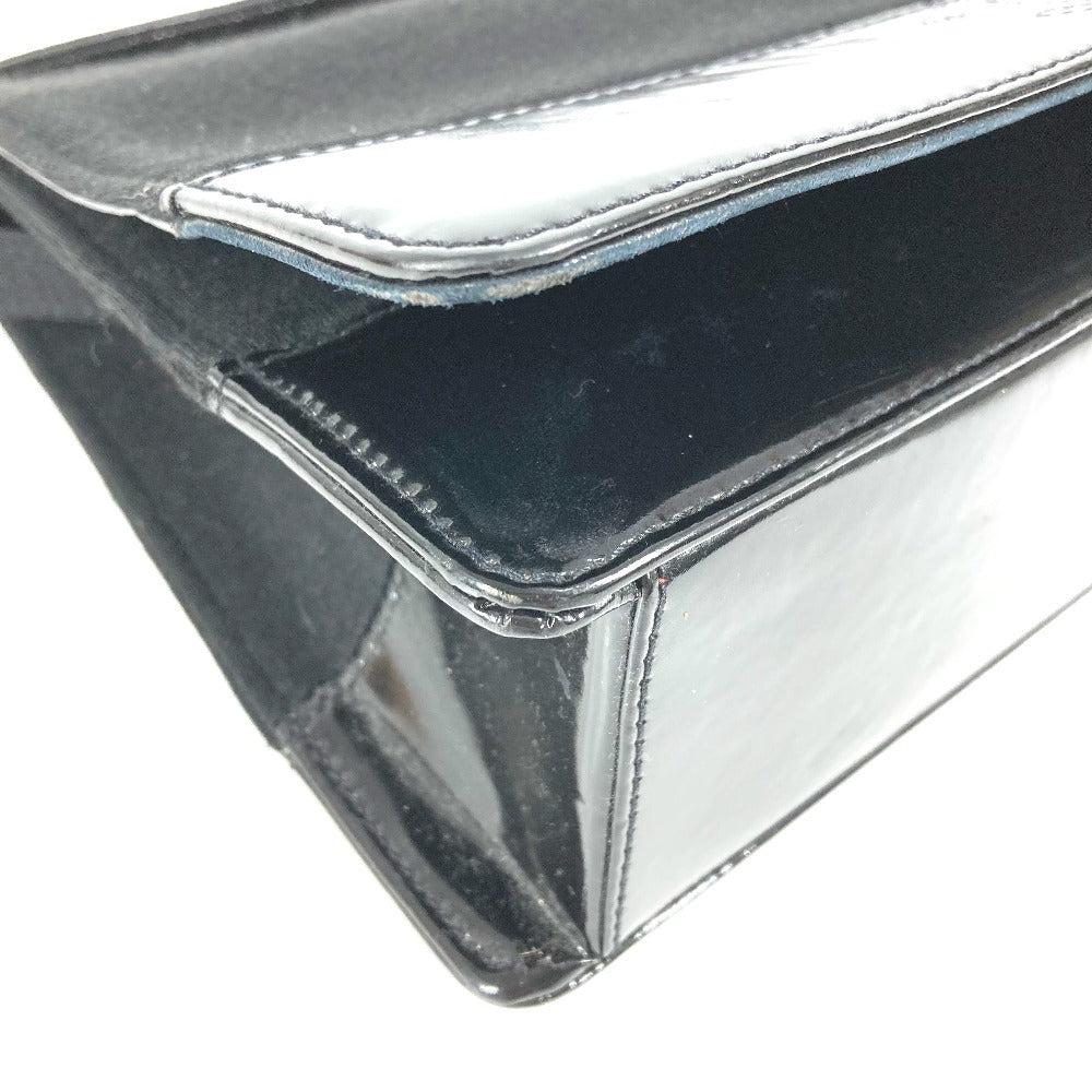 CHANEL ヴィンテージ CC ココマーク ロゴ フラップ カバン 肩掛け ショルダーバッグ コットン レディース ブラック