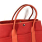 HERMES トートバッグ ガーデンパーティポケット 36 PM カバン ハンドバッグ トワルミリタリー ユニセックス ルージュトマト×カプシーヌ レッド