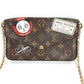 LOUIS VUITTON 不明 モノグラム パンダ 上海 中国 ポシェットフェリシー カバン 斜め掛け チェーンバッグ 長財布 チェーンウォレット ショルダーバッグ モノグラムキャンバス レディース ブラウン