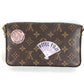 LOUIS VUITTON 不明 モノグラム パンダ 上海 中国 ポシェットフェリシー カバン 斜め掛け チェーンバッグ 長財布 チェーンウォレット ショルダーバッグ モノグラムキャンバス レディース ブラウン