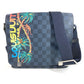 LOUIS VUITTON N50005 ダミエコバルト ディストリクトPM ディストリクト PM 斜め掛け カバン フラップ ショルダーバッグ ダミエコバルトキャンバス ユニセックス ネイビー