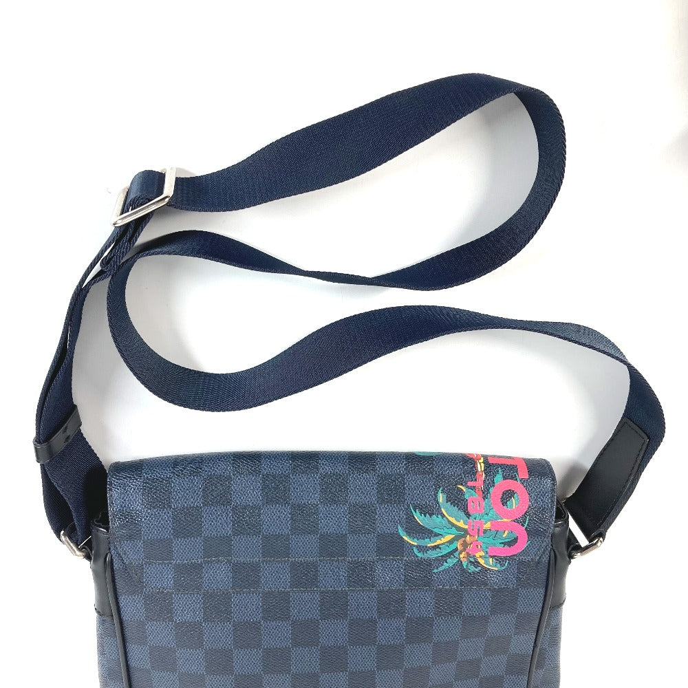 LOUIS VUITTON N50005 ダミエコバルト ディストリクトPM ディストリクト PM 斜め掛け カバン フラップ ショルダーバッグ ダミエコバルトキャンバス ユニセックス ネイビー
