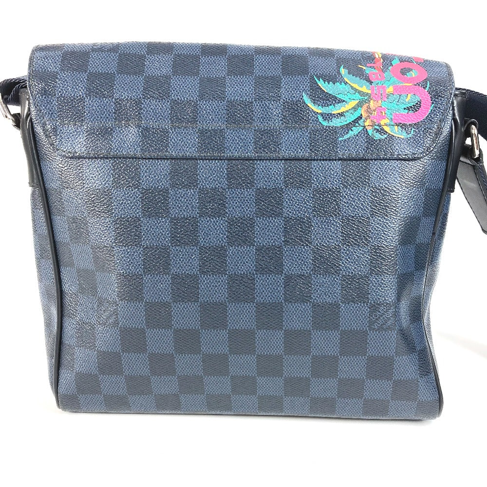 LOUIS VUITTON N50005 ダミエコバルト ディストリクトPM ディストリクト PM 斜め掛け カバン フラップ ショルダーバッグ ダミエコバルトキャンバス ユニセックス ネイビー