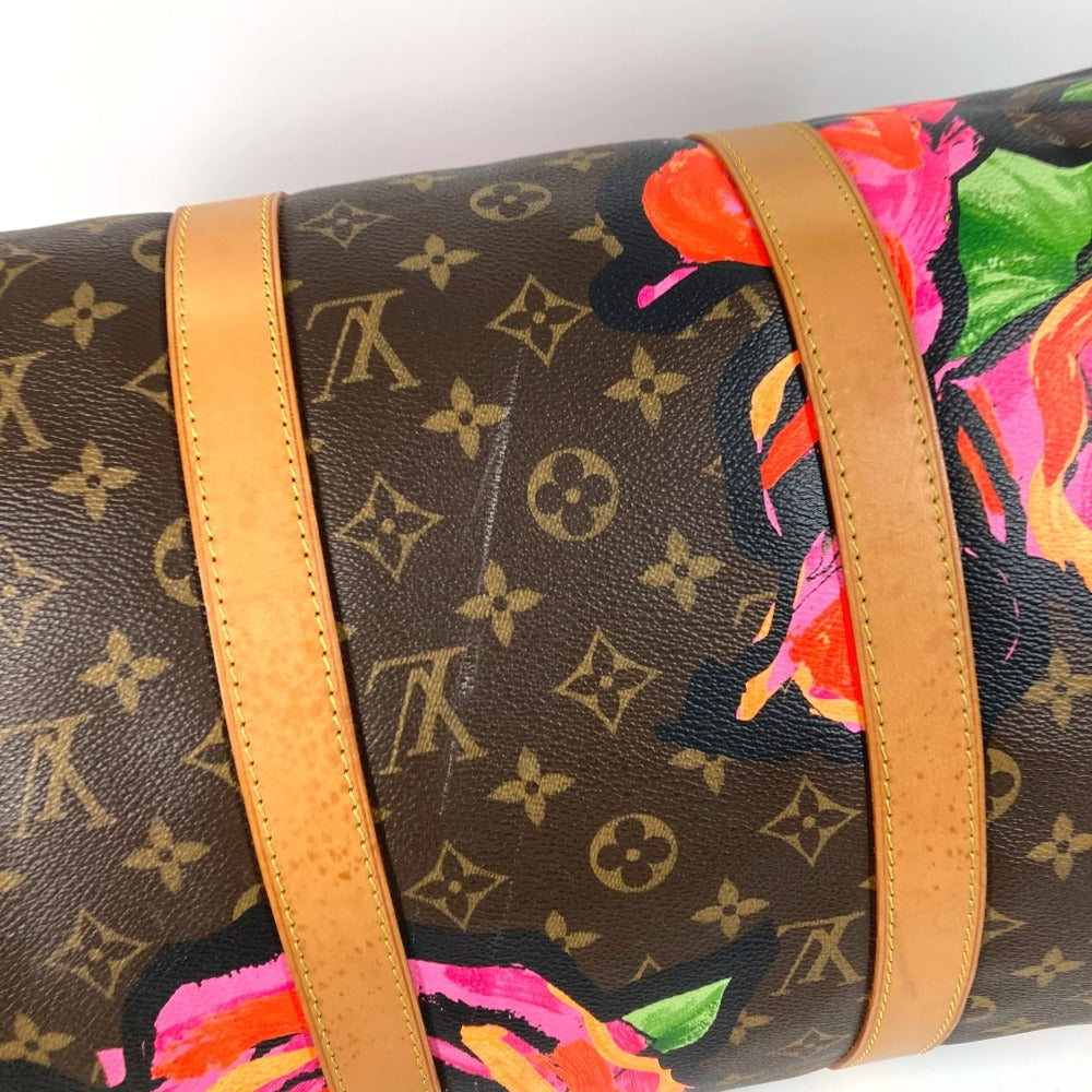 LOUIS VUITTON M48605 モノグラム・ローズ 薔薇 キーポル50 キーポル 50 旅行バッグ トラベルバッグ カバン ボストンバッグ モノグラムキャンバス レディース ピンク