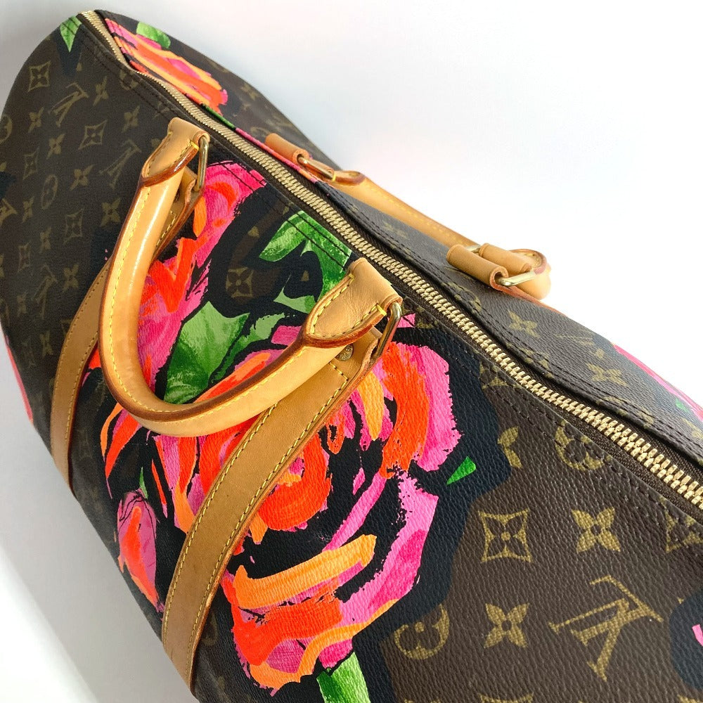 LOUIS VUITTON M48605 モノグラム・ローズ 薔薇 キーポル50 キーポル 50 旅行バッグ トラベルバッグ カバン ボストンバッグ モノグラムキャンバス レディース ピンク