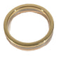 CARTIER Trinity Wedding Vendome Accessories Jewelry 18K Gold Ring for Women, Gold and Silver