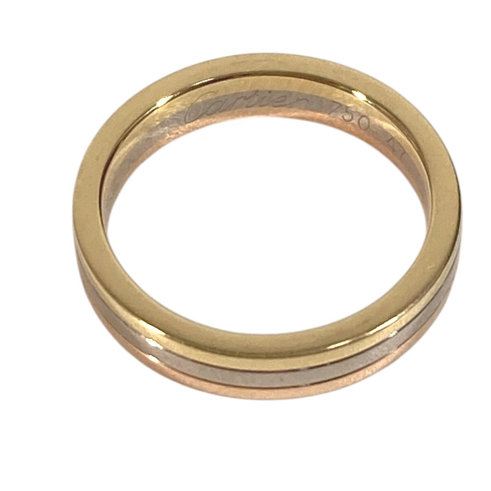 CARTIER Trinity Wedding Vendome Accessories Jewelry 18K Gold Ring for Women, Gold and Silver