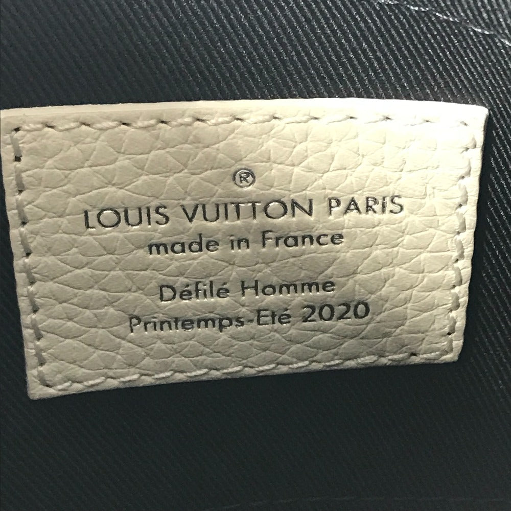 LOUIS VUITTON M55927 モノグラムアンプラント ヴァージル･アブロー トリアングル・メッセンジャー カバン 斜め掛け ポシェット 2WAYバッグ クラッチバッグ ショルダーバッグ トリヨンレザー ユニセックス ホワイト