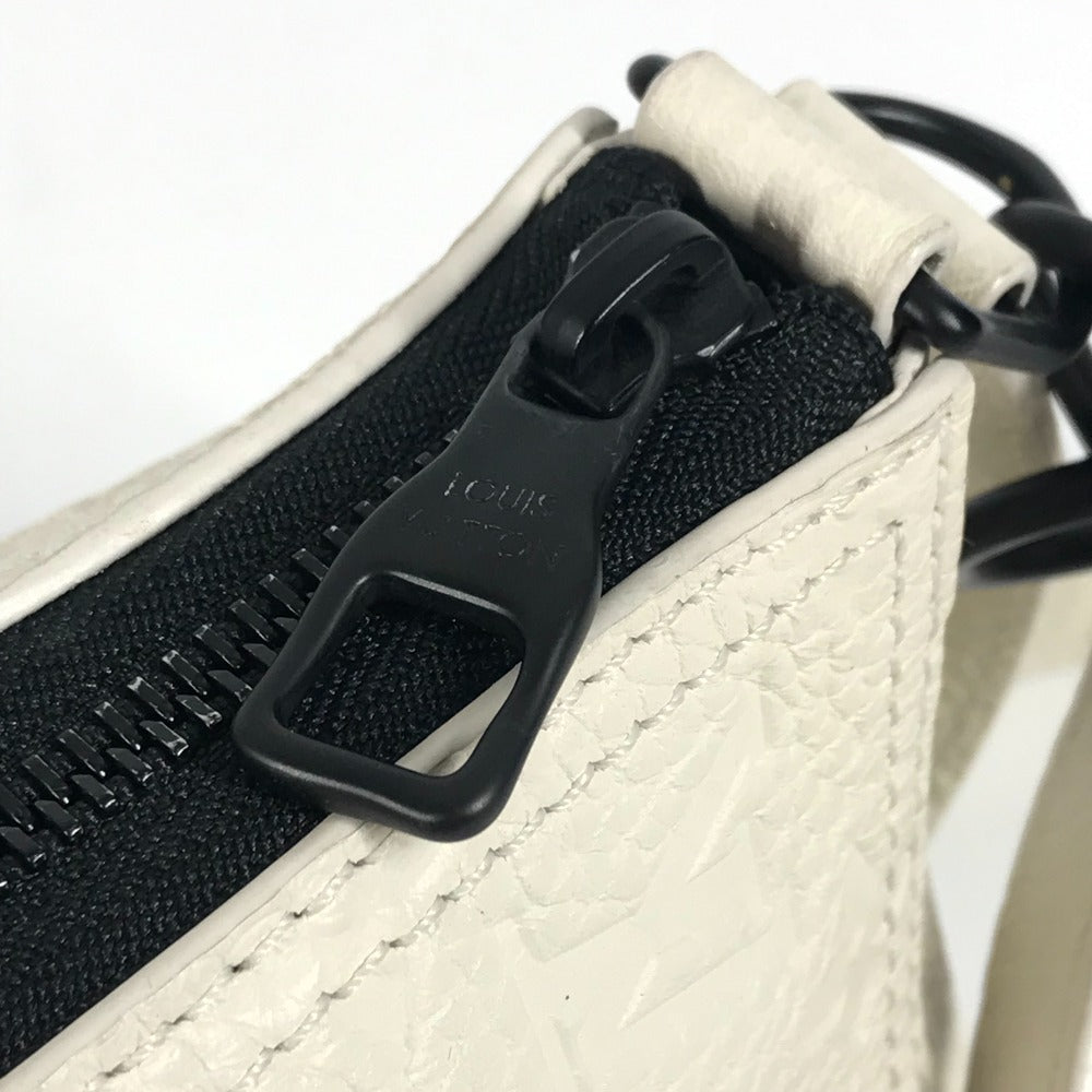 LOUIS VUITTON M55927 モノグラムアンプラント ヴァージル･アブロー トリアングル・メッセンジャー カバン 斜め掛け ポシェット 2WAYバッグ クラッチバッグ ショルダーバッグ トリヨンレザー ユニセックス ホワイト