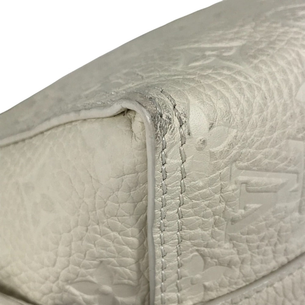 LOUIS VUITTON M55927 モノグラムアンプラント ヴァージル･アブロー トリアングル・メッセンジャー カバン 斜め掛け ポシェット 2WAYバッグ クラッチバッグ ショルダーバッグ トリヨンレザー ユニセックス ホワイト