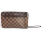 LOUIS VUITTON N51993 ダミエ サンルイ クラッチバッグ カバン ポーチ ストラップ付 セカンドバッグ ダミエキャンバス ユニセックス エベヌ ブラウン