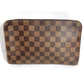 LOUIS VUITTON N51993 ダミエ サンルイ クラッチバッグ カバン ポーチ ストラップ付 セカンドバッグ ダミエキャンバス ユニセックス エベヌ ブラウン