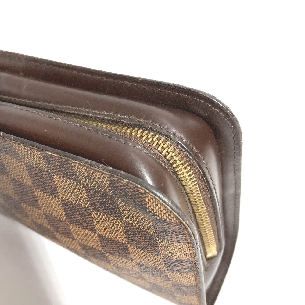 LOUIS VUITTON N51993 ダミエ サンルイ クラッチバッグ カバン ポーチ ストラップ付 セカンドバッグ ダミエキャンバス ユニセックス エベヌ ブラウン