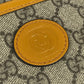 GUCCI 625764 GG Supreme GG Logo Clutch Bag/Pouch with Handle/Second Bag in GG Canvas/Leather, Unisex, Beige