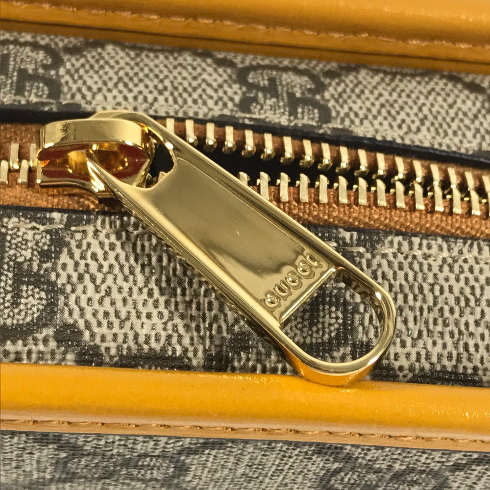 GUCCI 625764 GG Supreme GG Logo Clutch Bag/Pouch with Handle/Second Bag in GG Canvas/Leather, Unisex, Beige