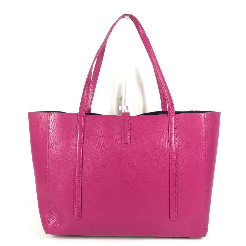 TIFFANY &amp; Co. Logo Tote Bag, Shoulder Bag, Leather, Unisex, Pink