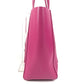 TIFFANY &amp; Co. Logo Tote Bag, Shoulder Bag, Leather, Unisex, Pink