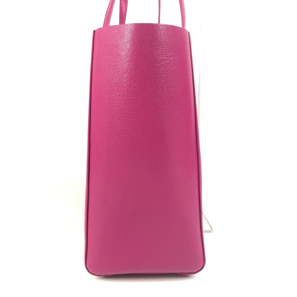 TIFFANY &amp; Co. Logo Tote Bag, Shoulder Bag, Leather, Unisex, Pink