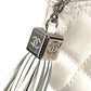 CHANEL CC ココマーク ロゴ キルティング マトラッセ 復刻トート フリンジ タッセル トートバッグ カバン 肩掛け 9618*** ショルダーバッグ レザー/キャンバス ユニセックス ホワイト