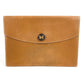 HERMES H logo vintage Pochette Rio clutch bag, pouch, or second bag in unisex brown leather.