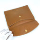 HERMES H logo vintage Pochette Rio clutch bag, pouch, or second bag in unisex brown leather.