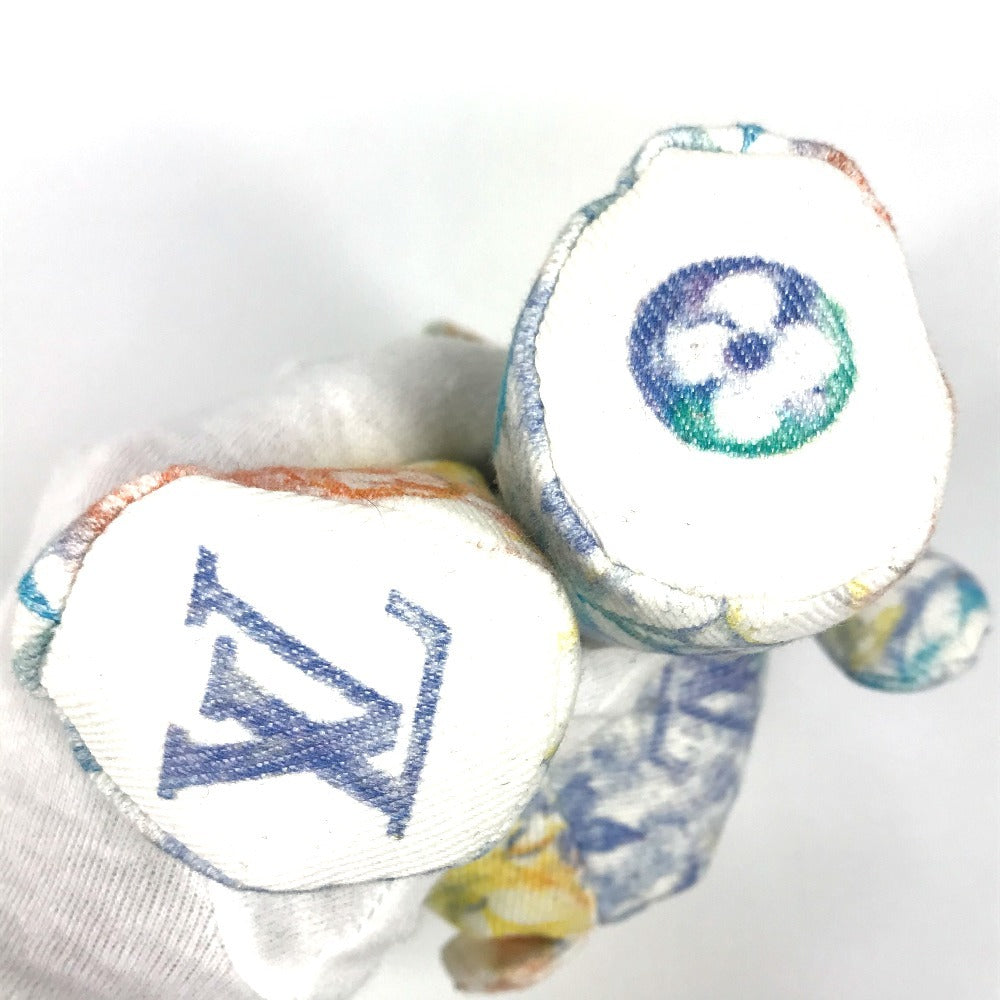 LOUIS VUITTON GI0502 テディベア モノグラムパステル ドゥドゥ・ルイ ドゥドゥルイ 人形 クマ インテリア オブジェ ぬいぐるみ コットン レディース マルチカラー