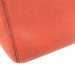 Vintage CHANEL shoulder bag, tote bag, Boston bag, leather, unisex, orange