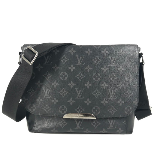 LOUIS VUITTON M40565 モノグラムエクリプス メッセンジャー・エクスプローラーPM カバン メッセンジャーバッグ 斜め掛け フラップ ショルダーバッグ モノグラムエクリプスキャンバス ユニセックス ブラック