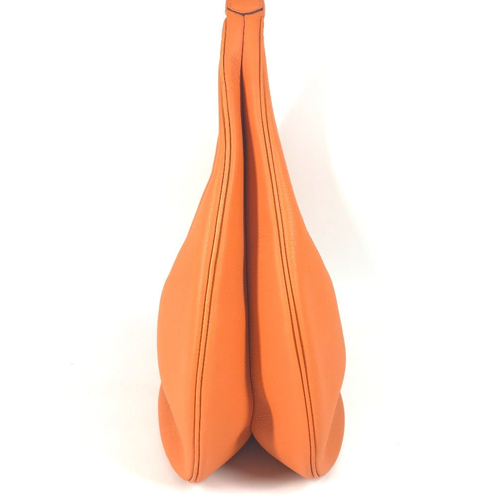 HERMES Gao Shoulder Bag, Leather, Women's, Orange