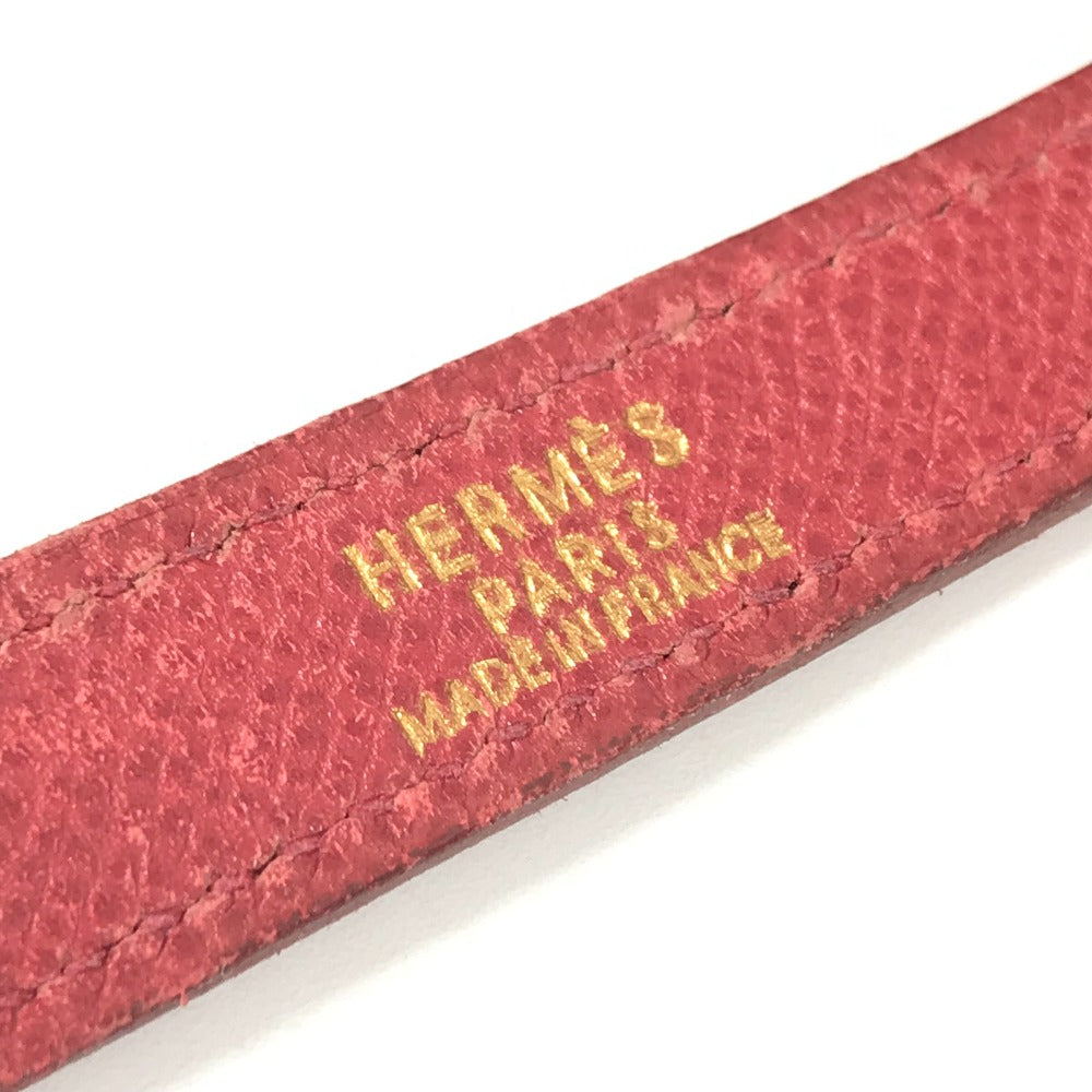 HERMES 斜め掛け ボリード35 ボリード 35 2WAYバッグ ショルダーバッグ カバン ハンドバッグ クシュベル レディース レッド