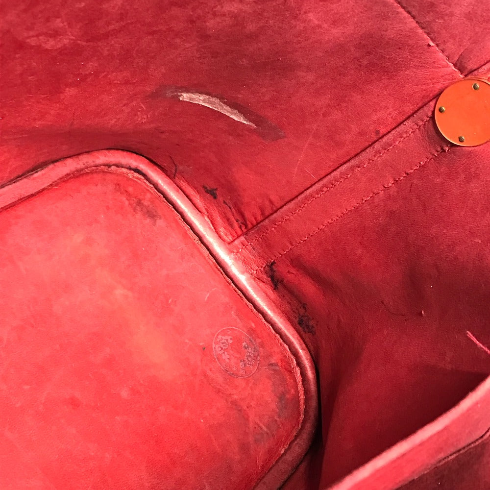 HERMES 斜め掛け ボリード35 ボリード 35 2WAYバッグ ショルダーバッグ カバン ハンドバッグ クシュベル レディース レッド