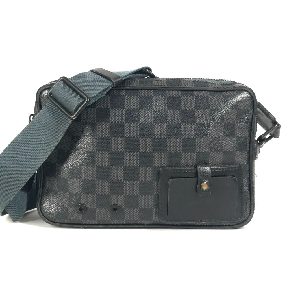LOUIS VUITTON N40188 ダミエ・グラフィット アルファ・メッセンジャー カバン メッセンジャーバッグ 斜め掛け クロスボディ ショルダーバッグ ダミエグラフィットキャンバス ユニセックス ブラック