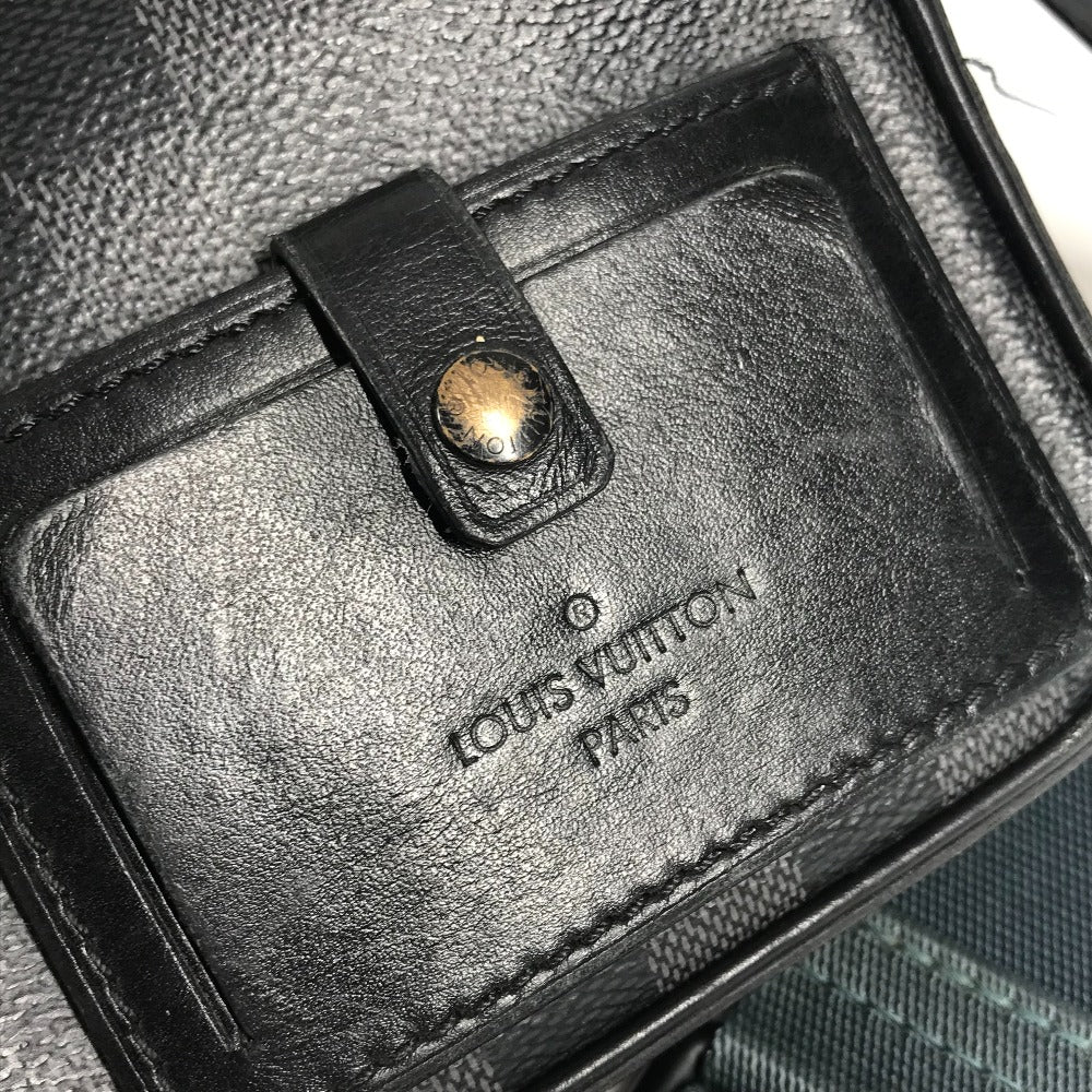 LOUIS VUITTON N40188 ダミエ・グラフィット アルファ・メッセンジャー カバン メッセンジャーバッグ 斜め掛け クロスボディ ショルダーバッグ ダミエグラフィットキャンバス ユニセックス ブラック