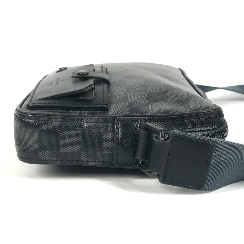 LOUIS VUITTON N40188 ダミエ・グラフィット アルファ・メッセンジャー カバン メッセンジャーバッグ 斜め掛け クロスボディ ショルダーバッグ ダミエグラフィットキャンバス ユニセックス ブラック