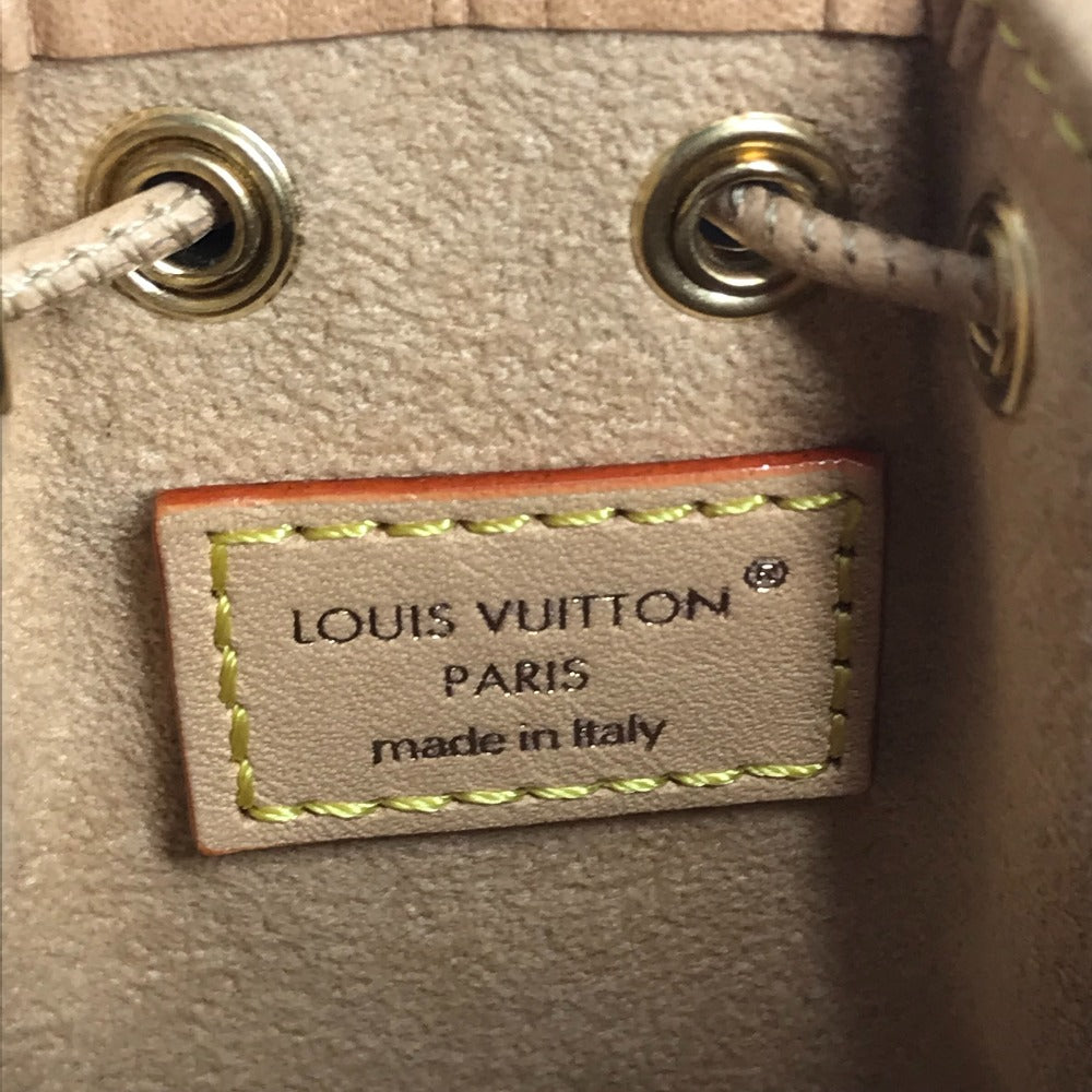 LOUIS VUITTON M01700 モノグラムデニム ミクロノエ バッグチャーム バケツ ばけつ バッグ キーホルダー モノグラムデニムキャンバス ユニセックス ブルー