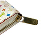 LOUIS VUITTON M60241 Monogram Multicolore Zippy Wallet, Monogram Multicolore Canvas, Women's, White