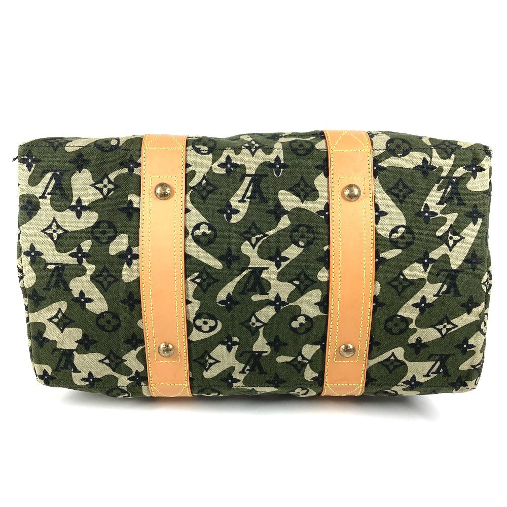 LOUIS VUITTON M95783 モノグラムモフラージュ 迷彩 カモフラ 村上隆 トレイ カバン トートバッグ ボストンバッグ 肩掛け ショルダーバッグ レザー/キャンバス ユニセックス モノグラムフラージュ グリーン