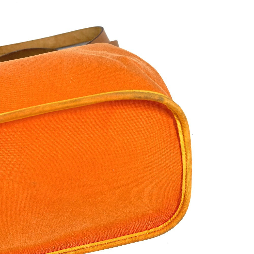 HERMES カバックエランPM カバックエラン PM ショルダーバッグ カバン 肩掛け トートバッグ キャンバス/レザー レディース オレンジ