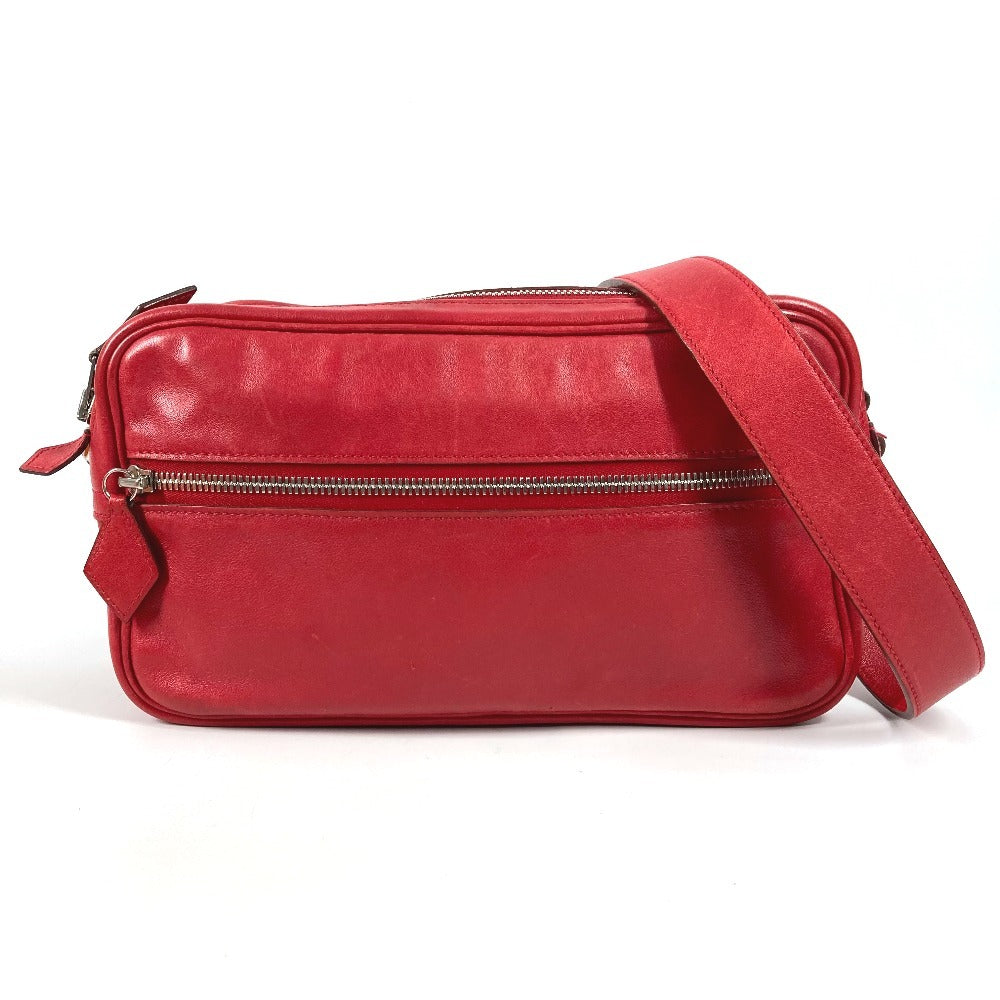HERMES ヴァンキャトルPM ヴァンキャトル PM カバン 斜め掛け ポシェット ショルダーバッグ レザー ユニセックス レッド