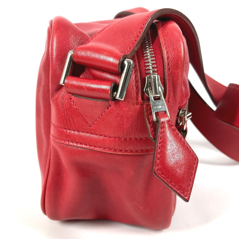 HERMES ヴァンキャトルPM ヴァンキャトル PM カバン 斜め掛け ポシェット ショルダーバッグ レザー ユニセックス レッド